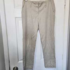 Zara beige linen pants